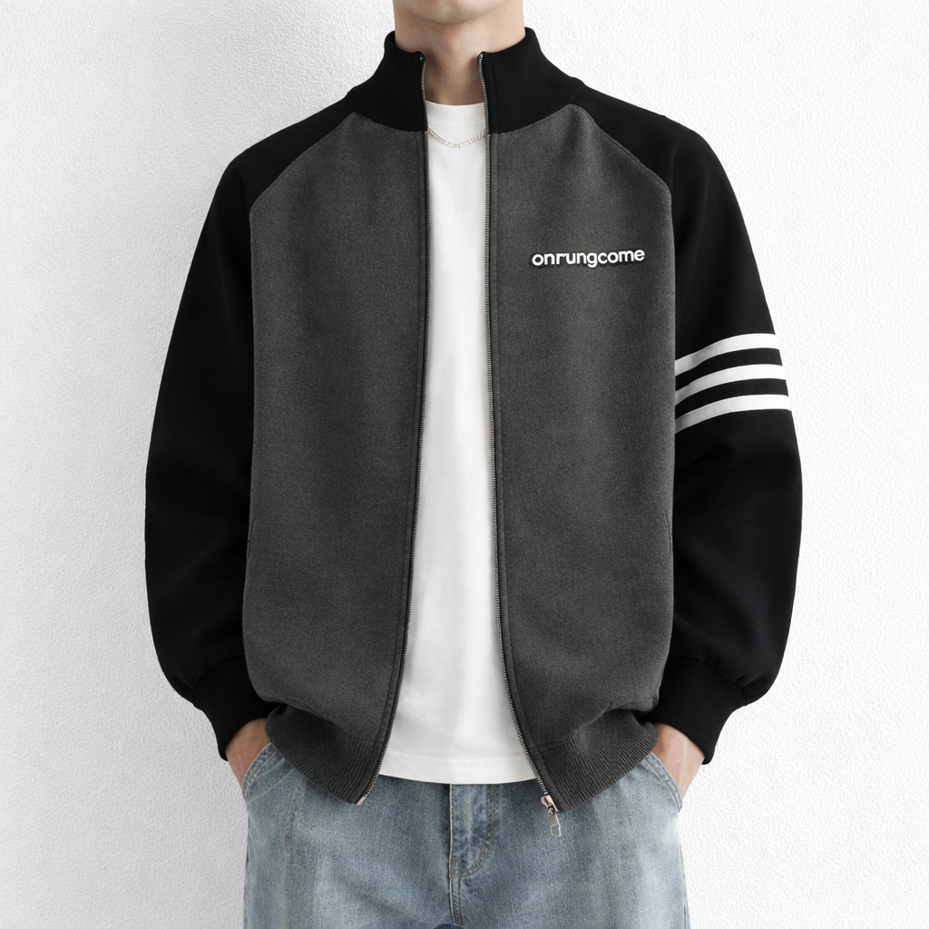 Onrungome American retro style cardigan sweater