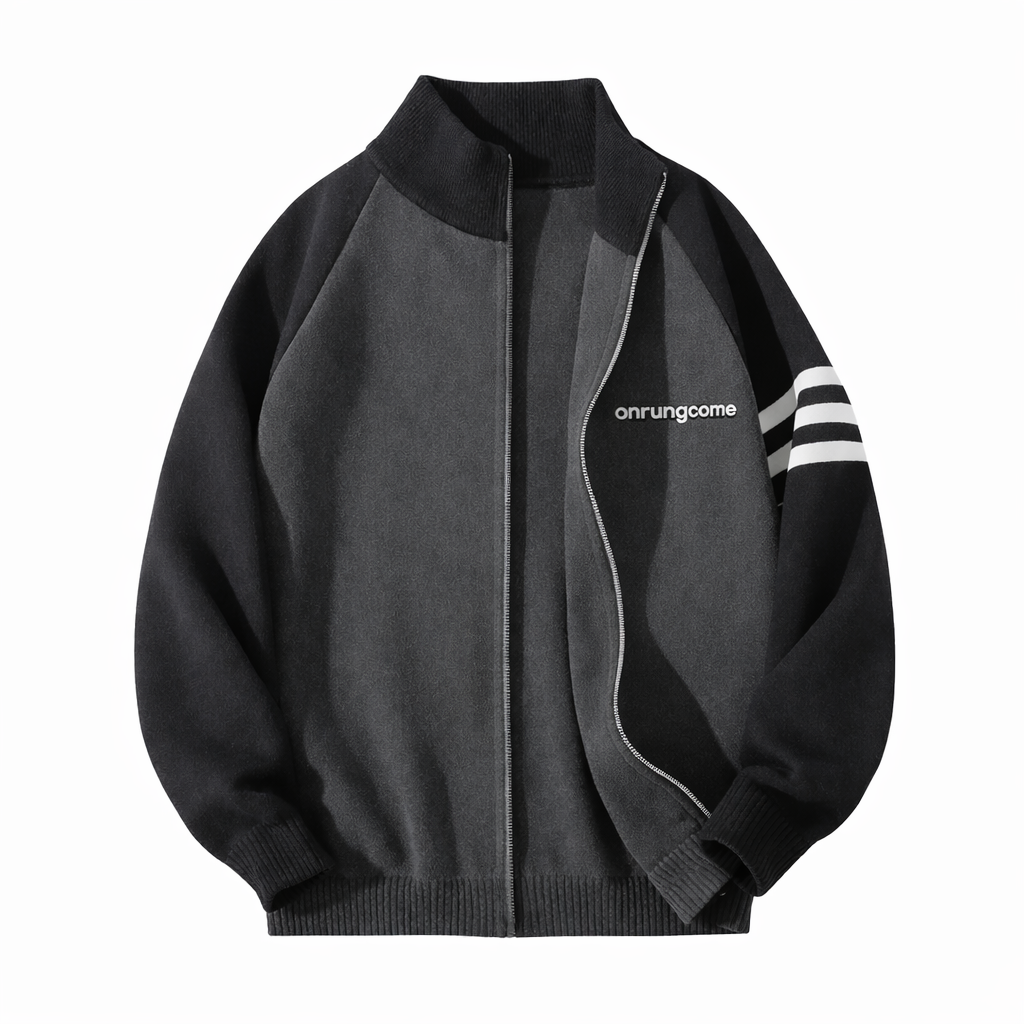 Onrungome American retro style cardigan sweater