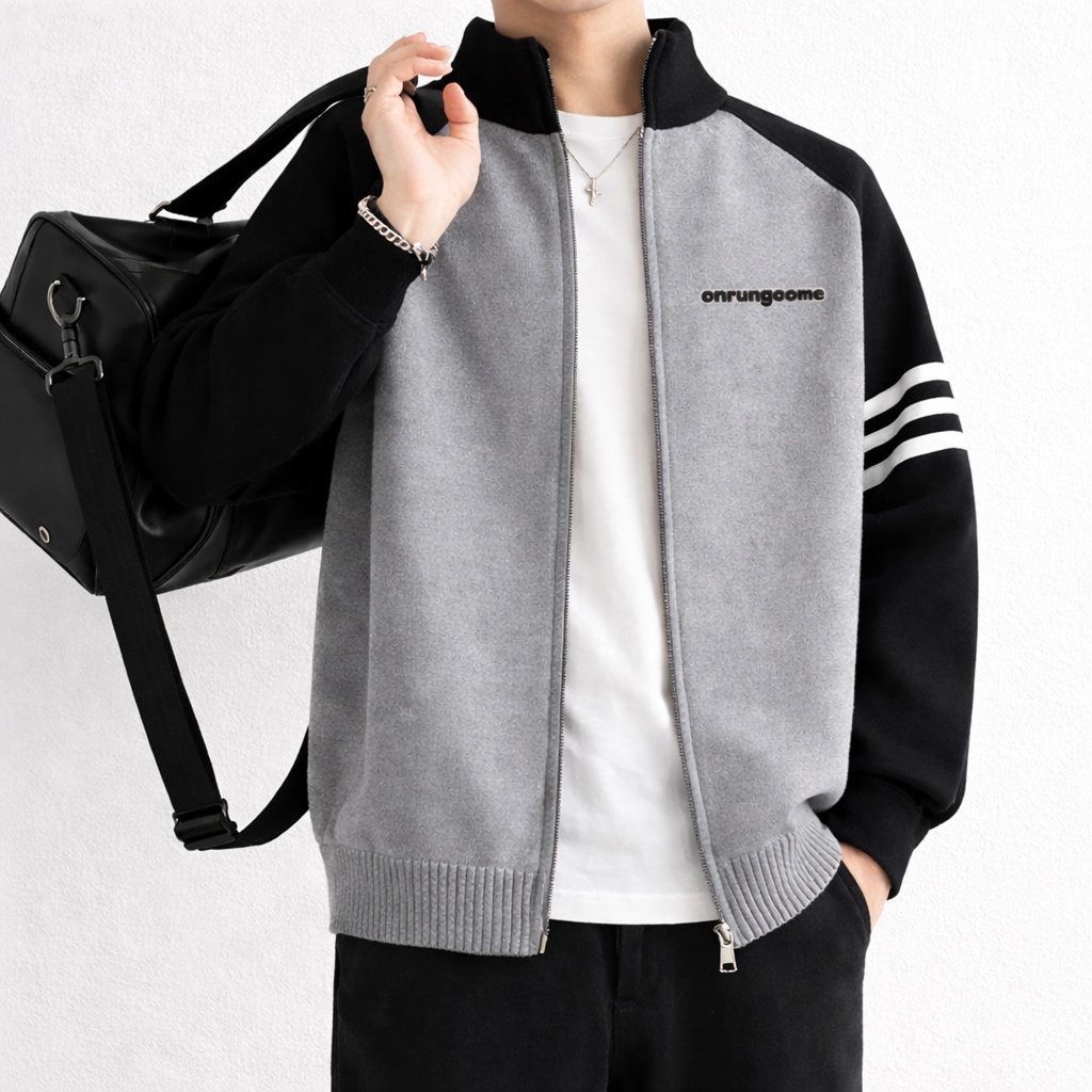 Onrungome American retro style cardigan sweater