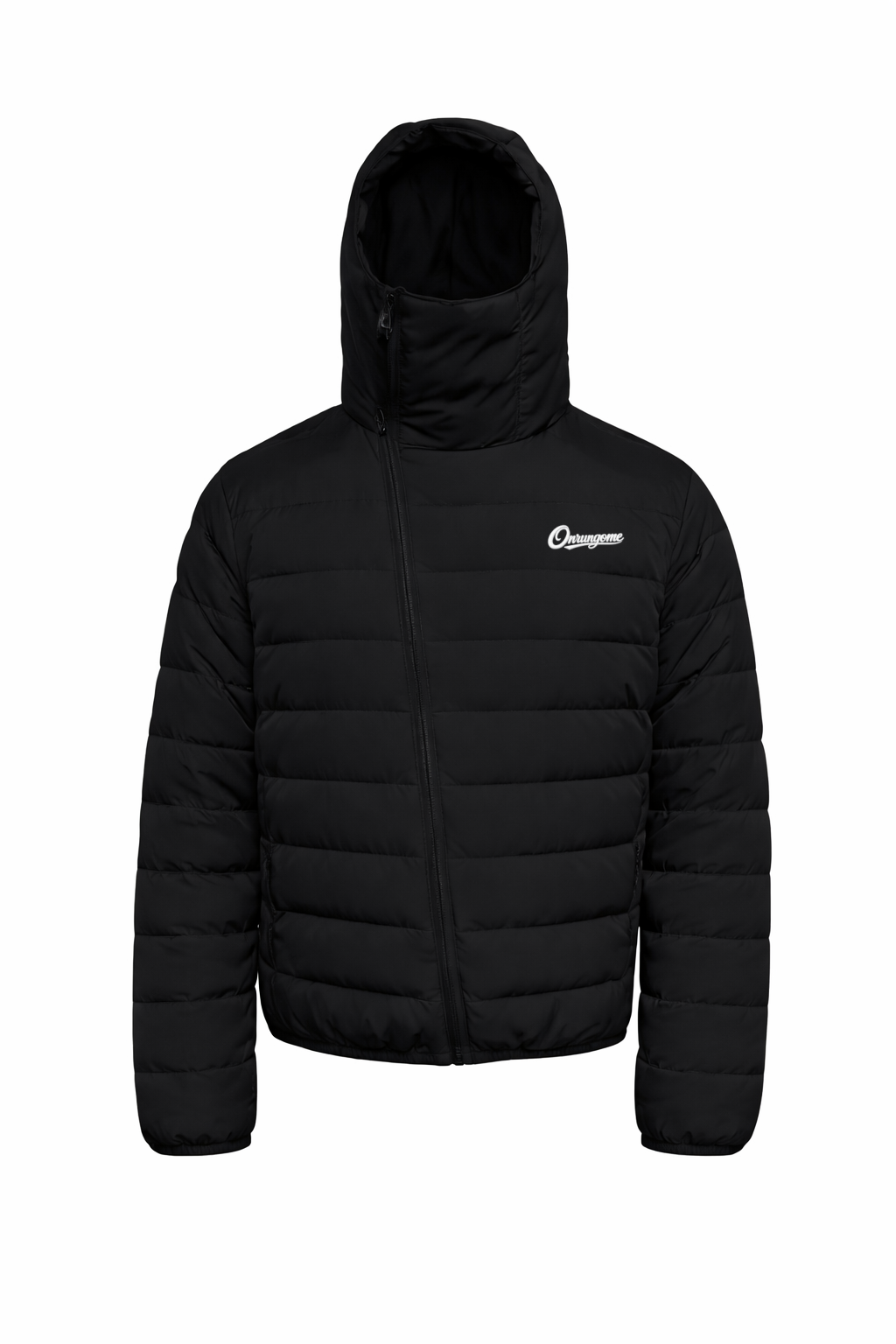 Onrungome trendy down jacket with ribbed design